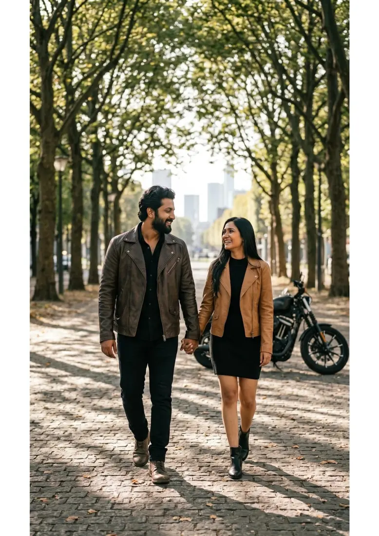 City lane pre-wedding